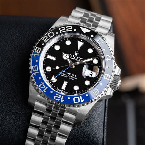 rolex gmt jubilee batman|Rolex Batman jubilee price.